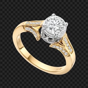 Jewellery Gold Wedding Ring Download PNG
