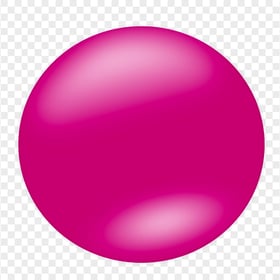 Sphere Circle Button Pink Color Transparent PNG