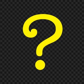 FREE Yellow Question Symbol Mark Icon PNG