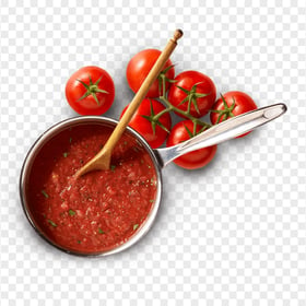 Tasty Fresh Tomato Sauce HD Transparent Background