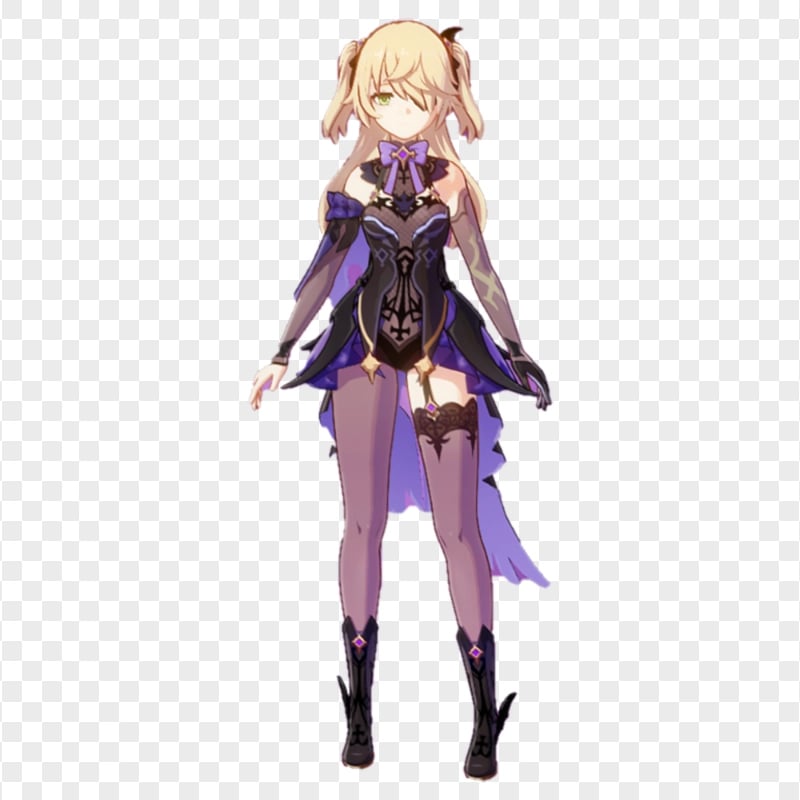 HD Fischl Genshin Impact In Game Character PNG | Citypng