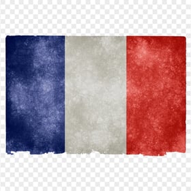 France Flag Grunge Effect Download PNG