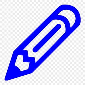 HD Blue Whole Pencil Outline PNG