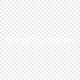 Google Cloud Platform White Text Logo HD PNG