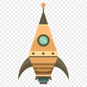 Cartoon Flight Spaceship Rocket clipart