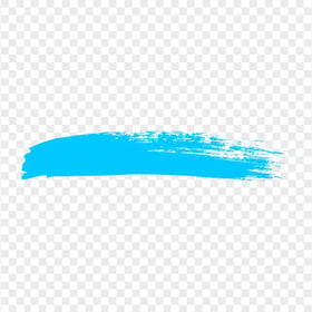 Blue Paint Brush Effect PNG