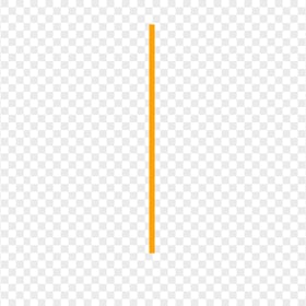 Orange Vertical Line Transparent PNG