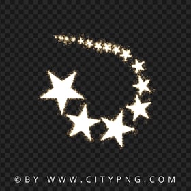 Fireworks Bright Stars Effect Transparent Background