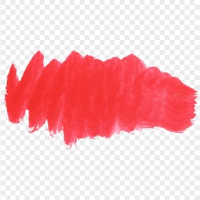 HD Watercolor Red Brush Pastel PNG