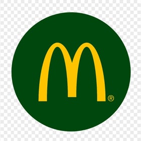 HD McDonalds Green Round Circular Circle Logo Icon PNG Image