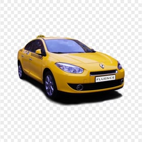 Renault Fluence Taxi Cab Car PNG Image