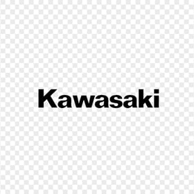 Kawasaki Black Text Logo HD PNG
