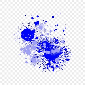 HD Abstract Bleu Paintbrush Splatter Drop Transparent PNG