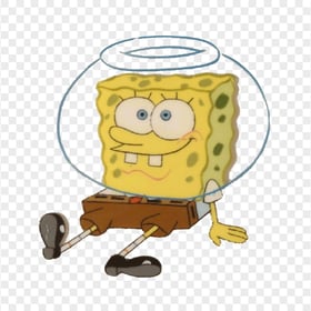 HD Spongebob Sitting Charactrer Transparent PNG