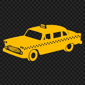 Transparent HD NYC Taxi Yellow Silhouette