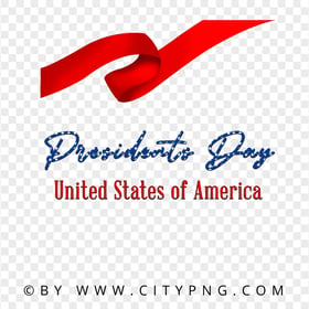 United States Of America Presidents Day Logo PNG