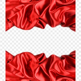 HD Red Silk Ribbon Transparent Background