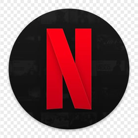 Round Netflix Logo