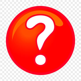 HD PNG Clipart Red Question Mark Circle Icon