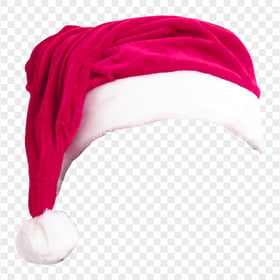 HD Pink Christmas Real Santa Claus Hat Bonnet PNG