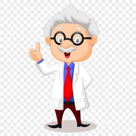 Cartoon Male Professor Teacher Character HD PNG