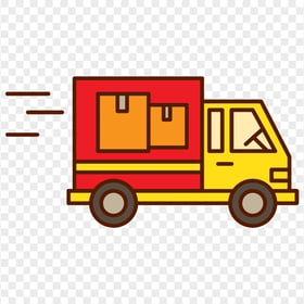 Delivery Truck Logistics Cargo Freight Vector Icon