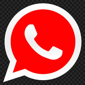 HD Red Wa Whatsapp Logo Icon PNG