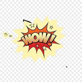 Wow Expression Comic Cartoon Effect Illustration