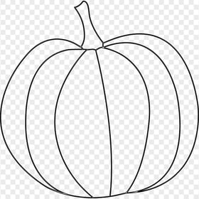 HD Halloween Outline Pumpkin Jack O Lantern Silhouette PNG