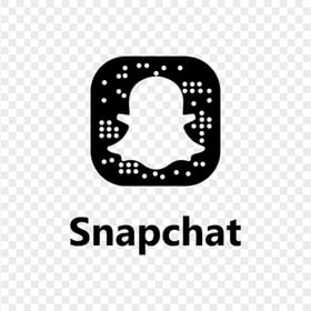 Snapchat Black Outline Logo Code Icon UI SVG PNG Image