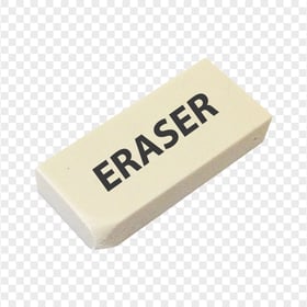 HD White Eraser Transparent Background