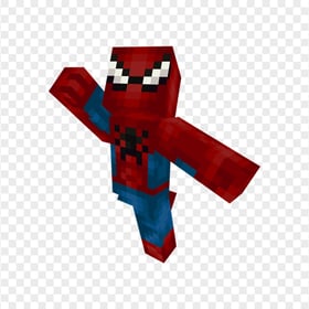 HD Spiderman minecraft PNG