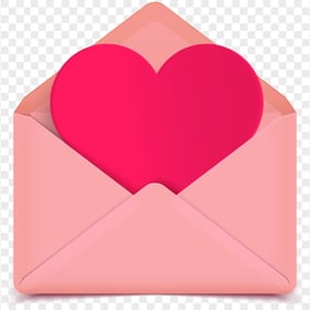 Pink Illustration Love Letter Valentine HD PNG