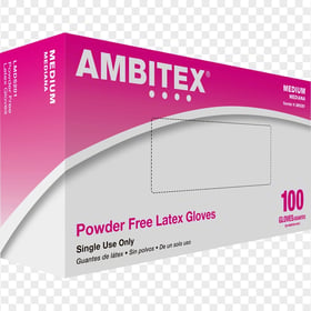 Ambitex Box Of Latex Gloves Disposable Medical