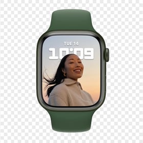 HD Apple Watch Series 7 Transparent Background