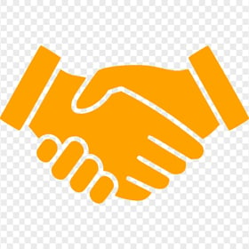 PNG Handshake Orange Icon Symbol