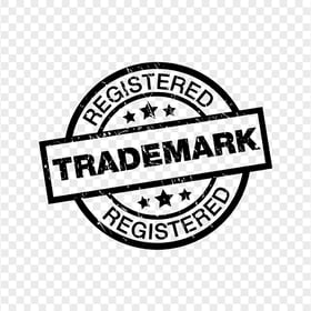 R Registered Trademark Black Stamp PNG