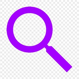 Purple Search Icon Button Transparent PNG