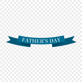 HD Father's Day Blue Ribbon PNG