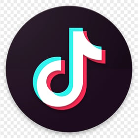 TikTok Circle Round Logo Brand Video Tik Tok