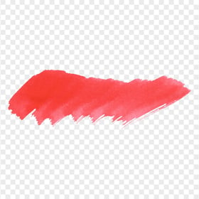 HD Watercolour Red Brush Stroke PNG