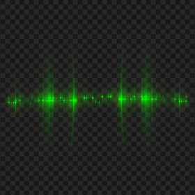 Sound Wave Green Abstract HD PNG