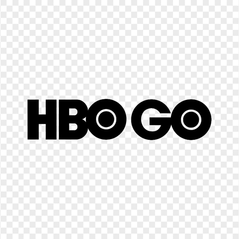 HD HBO GO Black Logo Transparent PNG