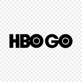 HD HBO GO Black Logo Transparent PNG