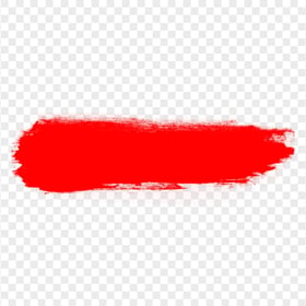 HD Red Brush Stroke Grunge Effect PNG