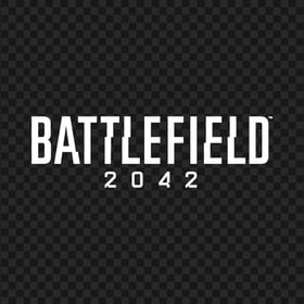 HD White Battlefield 2042 Logo PNG