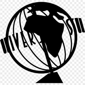Universal Studios Movies Black Logo Symbol
