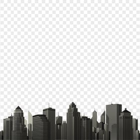 Building Skyline City Landscape Silhouette HD PNG