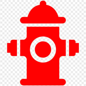 Red Fire Hydrant Icon PNG
