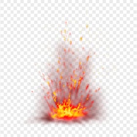 Fire Explosive Place War Effect PNG Image